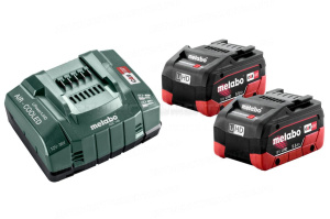 Basic-Set 5.5 (2 акк 5.5Ач LiHD 18В ASC145) Metabo