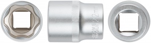 Головка 6-гранная CrV 1/2" 22 мм