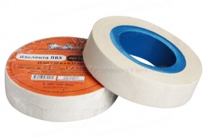 Изолента ПВХ, белая, 15 мм*10 м AIRLINE, AIT-P-04