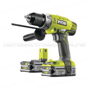 Аккумуляторная ударная дрель-шуруповёрт RYOBI R18PD-LL15S