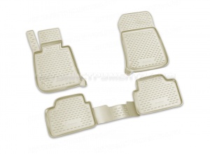 Коврики Audi Q7 I 2005-2015г борт. беж НЛ NLC.04.16.212k