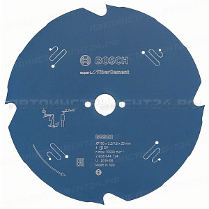 Пильный диск Expert for FiberCement 190x20x2.2/1.6x4T, 2608644124