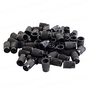 Колпачки на шинный вентиль, черные, пластик (60 шт.) AIRLINE, AVC-60-02