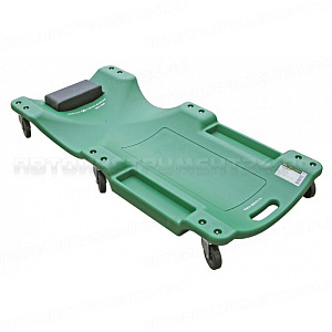Лежак подкатной пластиковый для ремонтных работ под авто L=1 м (1010x480x115мм) до 135 кг