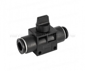 Фитинг с шаровым краном трубки ПВХ 12 мм (уп. 10 шт.)