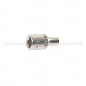 Головка торцевая 4,5мм 1/4" 6-гранная L=25мм ROCKFORCE RF-525045 /1/60