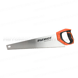 Ножовка PATRIOT WSP-450S, по дереву, 11 TPI мелкий зуб, 3-х сторонняя заточка, 450мм, 350006002