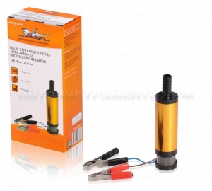 Насос перекачки топлива ТУРБО-МИНИ-12 погружной с фильтром 12В 38мм 12л/мин AIRLINE, AFP-3812-04