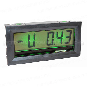 Цифровой индикатор постоянного тока и напряжения (вольтметр/амперметр) LCD