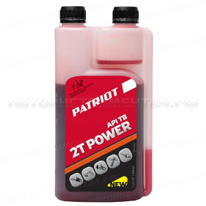 Масло минерал. PATRIOT POWER ACTIVE 2T дозаторная 0,946л., 850030568