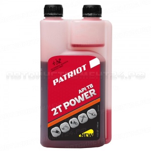 Масло минерал. PATRIOT POWER ACTIVE 2T дозаторная 0,946л., 850030568