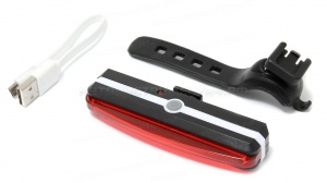 Фонарь LED задний велосипедный (красный, 6 режимов) Forsage FB-2266(R)