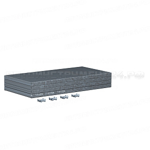 Упаковка полок больших для металлических шкафов серии ТИТАН (4 шт.) Ferrum 08.302