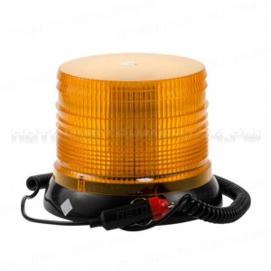 Маяк 12 V желтый на магните KF-WB-10 LED провод в прикуриватель стробоскоп /20