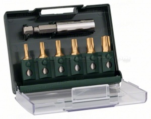 НАБОР 6 БИТ TORX 25 ММ TIN + ДЕРЖАТЕЛЬ, 2609255983