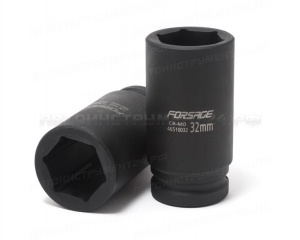 Головка ударная глубокая 30мм 3/4" 6гр. Forsage F-46510030