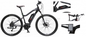 Электровелосипед Fusion(29 км\ч;80км на заряде;36V\ 250W;10,4Ah36V,AL6061;Тормоза-Тектро;9скор,Shimano Altus;Обода29”х25мм,алюм;покр29”х2.10”;до175см) Forsage FEB25026004(457)