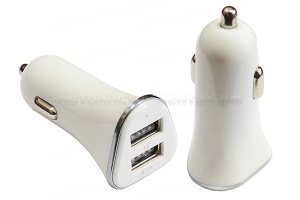 Зарядное устройство 12/24V на 2хUSB разъема 5V-2.1А, 2.1А (свет. подсветка)