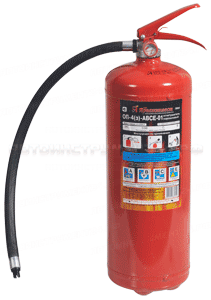 Огнетушитель порошковый ОП-8 (з) класс АВСЕ (ГОСТ 51057-2001)