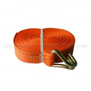 Лента крепления груза 2-4т Р с крюком 50мм 12м (PP)