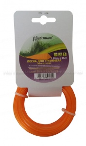 Леска для триммера полиамидная, треугольная 1.65mm x 15m (Eco-Edge) UN-EET165C15