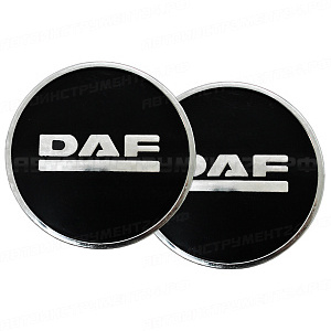 Эмблема на колпак колеса, пластиковая "DAF" (комплект 2шт.)