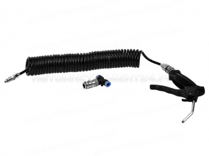 Набор для продува кабины 3 предмета шланг 5.5м с пистолетом, быстросъем D=8мм JC-164A