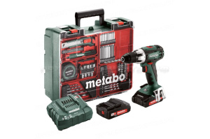 BS 18 LT Set  Акк.винт 2х2.0Ач Li с набором 74 пр Metabo