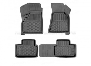 Коврики Chevrolet Captiva 2011-2013г резин. с борт. чер Avtodriver