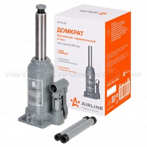 Домкрат бутылочный 6т S (MIN - 175 мм, MAX - 350 мм)