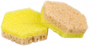 Губка хозяйственная "Мини-соты", набор 2 шт.
