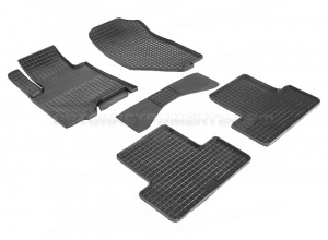 Коврики Infiniti EX / QX50 2007 резиновый "Сетка" (Seintex) 00986