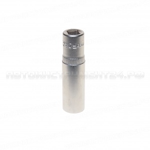 Головка торцевая 10мм 1/4" 6-гранная глубокая L=45мм ROCKFORCE RF-5255010 /1/30
