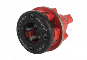 1065-04-1/2 Клуппа трубная 1/2,РЕЗЦЫ ИЗ ИНСТРУМЕНТАЛЬНОЙ СТАЛИ. ЗАКАЛЕНЫ, STURM