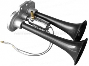 Сигнал пневматический Y-101 S 2-рожковый пластик 24V /20, шт