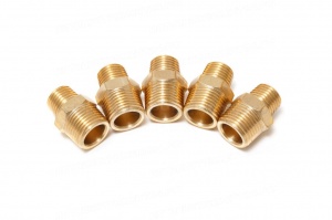 Соединитель резьбовой наруж. резьба 3/8"x1/4", к-т 5шт. Forsage F-MM06/04K