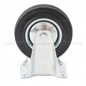 Колесо неповоротное D 160 мм, крепление  платформенное. СИБРТЕХ