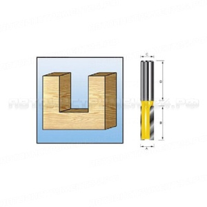 Пазовая фреза 12x30x12x25мм 2T Makita D-07892