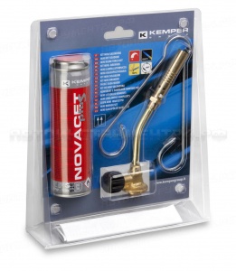 Лампа паяльная газовая KEMPER 1044 + баллон 580S Mini