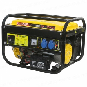 Бензиновый генератор "Калибр БЭГ-3000ЭС"