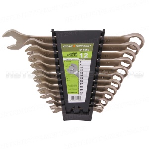 Набор ключей комбинированных, рожково-накидных 12 предметов (6-22мм) Superdrive