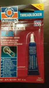 Фиксатор резьбы средней фиксации маслостойкий синий (6-20мм, от -54С до +150С) 6мл PERMATEX /1/6