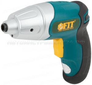 Отвертка Акк. 4,8 В; 180 об/мин; 2,5 Нм; 1 (Ni-Cd) 0,8 Ач; 3-5 ч.; рез. накл.; подсвет.; индик.; короб.