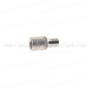 Головка торцевая 5мм 1/4" 6-гранная L=25мм ROCKFORCE RF-52505 /1/60