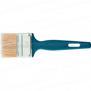 Кисть флейцевая, 70 х 6 мм, пластиковая ручка, "Эксперт". СИБРТЕХ