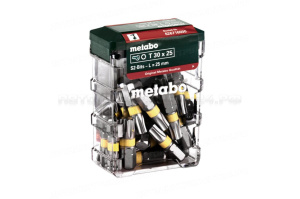 Биты Torx TX 30*25 мм, 25 штук в пласт. футляре Metabo