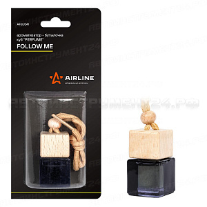 Ароматизатор-бутылочка куб "Perfume" FOLLOW ME AIRLINE, AFBU241