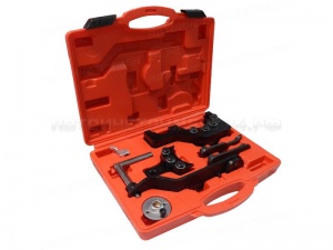 Набор фиксаторов для обслуживания двигателей VW Tuareg, T5, Transporter, 7 предметов (2.5, 4.9D), в кейсе Forsage F-908G13