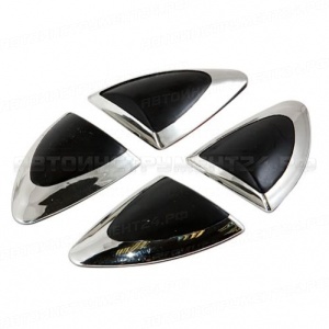 Накладки на дверь HJ-M025 BLACK (4шт) TYPE R /1/50