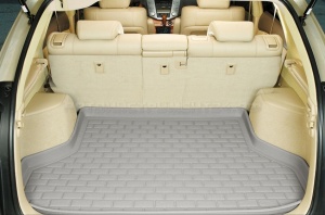 Коврик багажника Mazda 3 I 2003-2009г 3D серый "Kagu"
